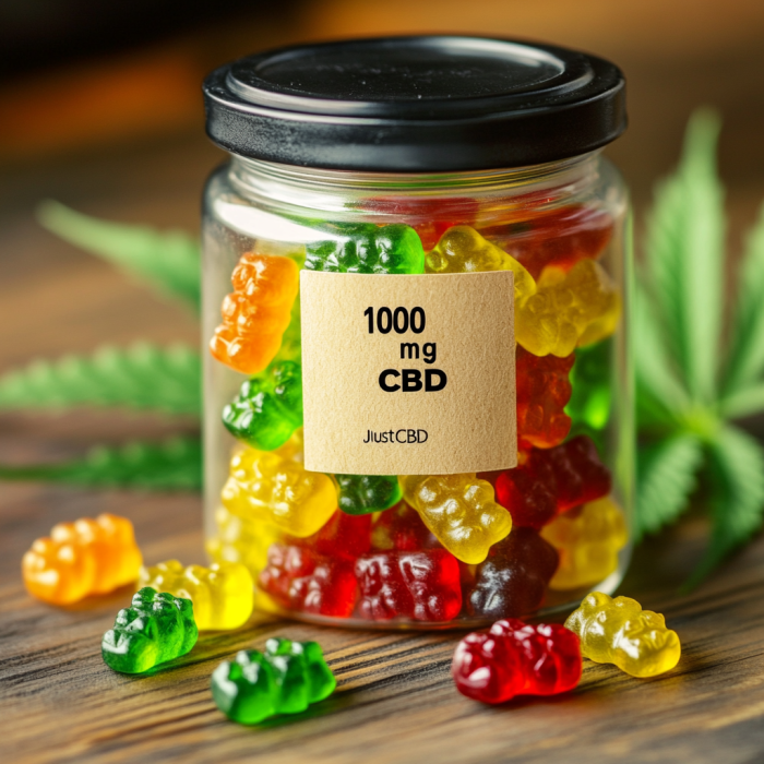 JustCBD Gummies 1000 мг – Натуральні жувальні цукерки з CBD